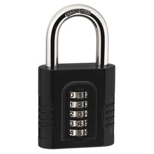 158/65 65mm Heavy-Duty Combination Padlock (5-Digit) Die-Cast Body Carded