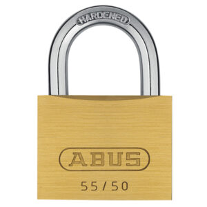 55/50mm Brass Padlock Carded
