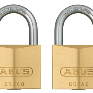 65/40mm Brass Padlock Twin Carded